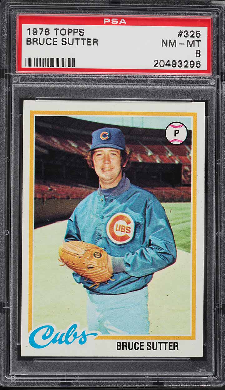 1978 Topps Bruce Sutter #325 PSA 8 NM-MT