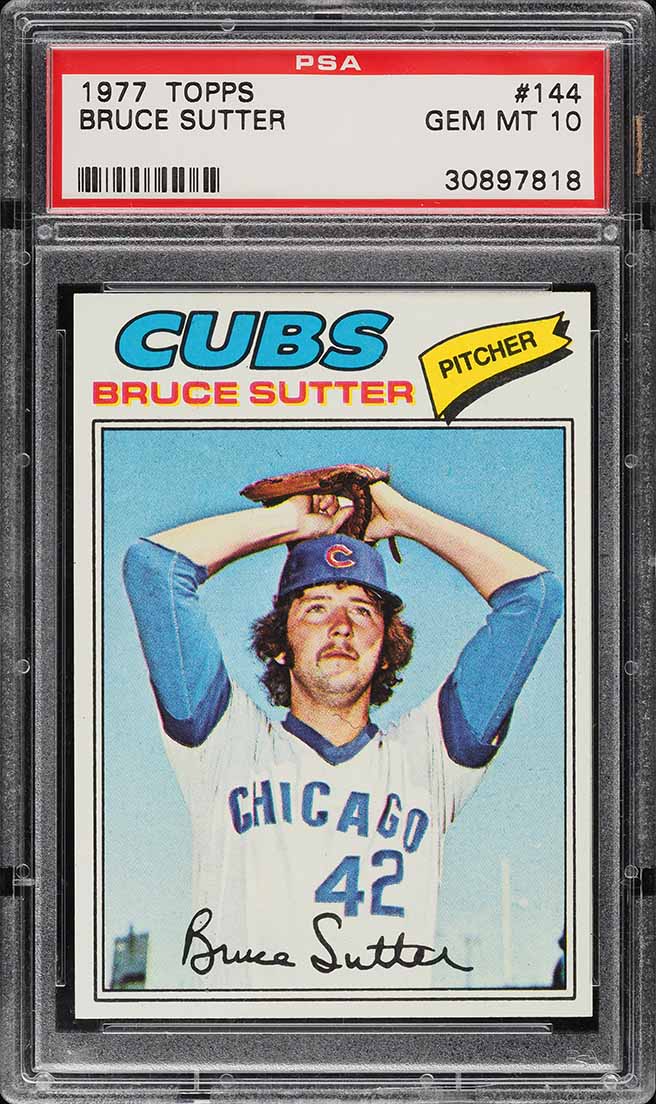 1977 Topps Bruce Sutter ROOKIE #144 PSA 10 GEM MINT