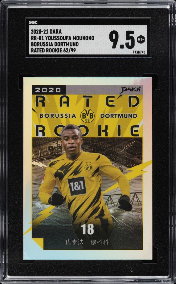2020 Daka Borussia Dortmund Youssoufa Moukoko ROOKIE /99 #RR-01