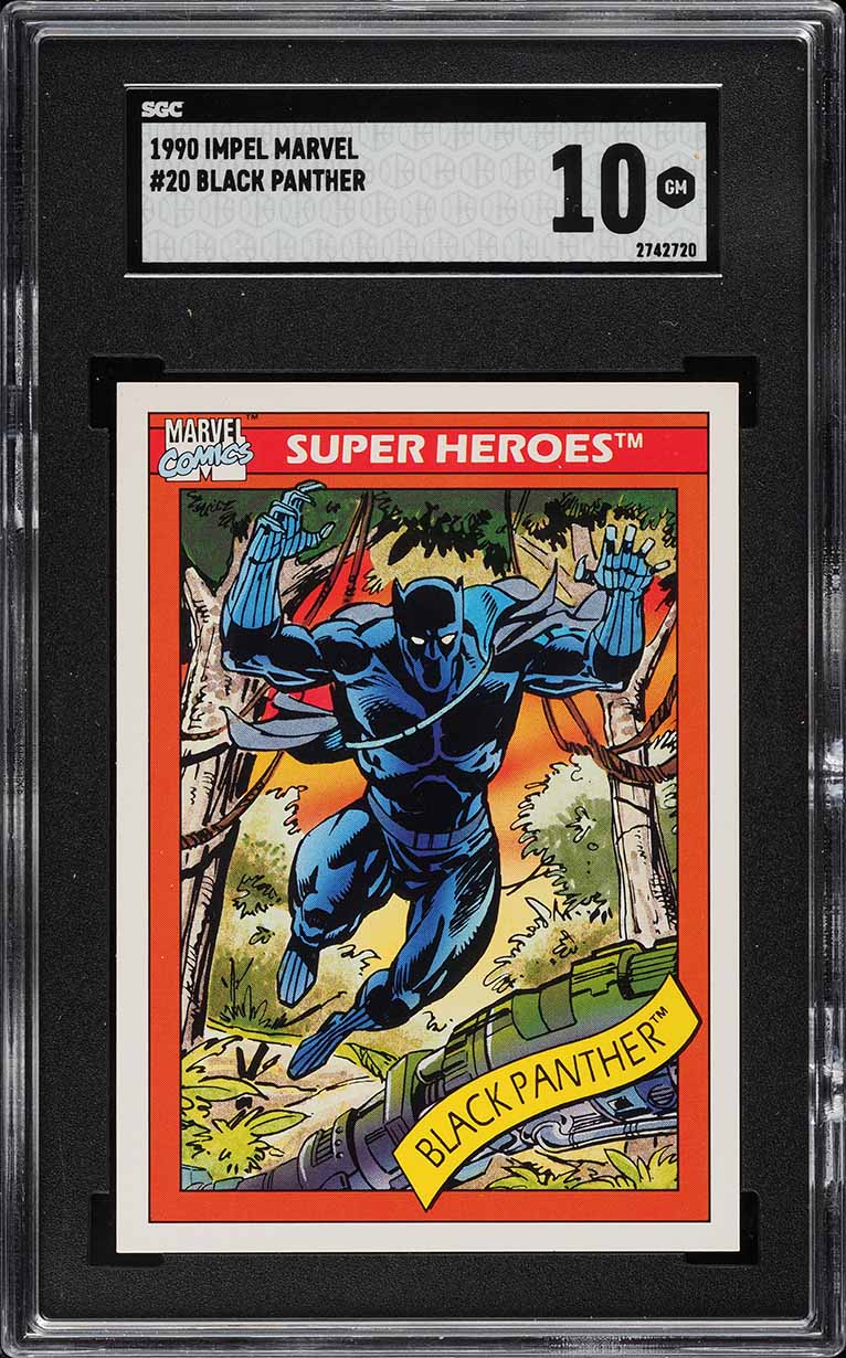 1992 Skybox Marvel Masterpieces Black Panther #4 PSA 10 GEM MINT