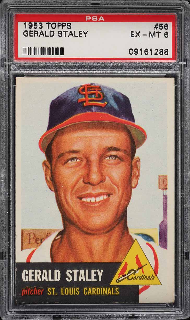 1953 Topps Gerald Staley #56 PSA 6 EXMT
