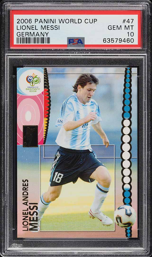 2006 Panini World Cup Germany Lionel Messi #47 BGS 9.5 GEM MINT on