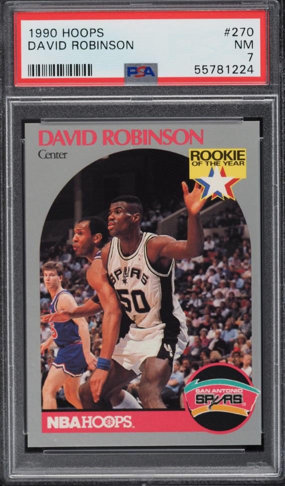 1990 Hoops David Robinson #270 PSA 7 NRMT