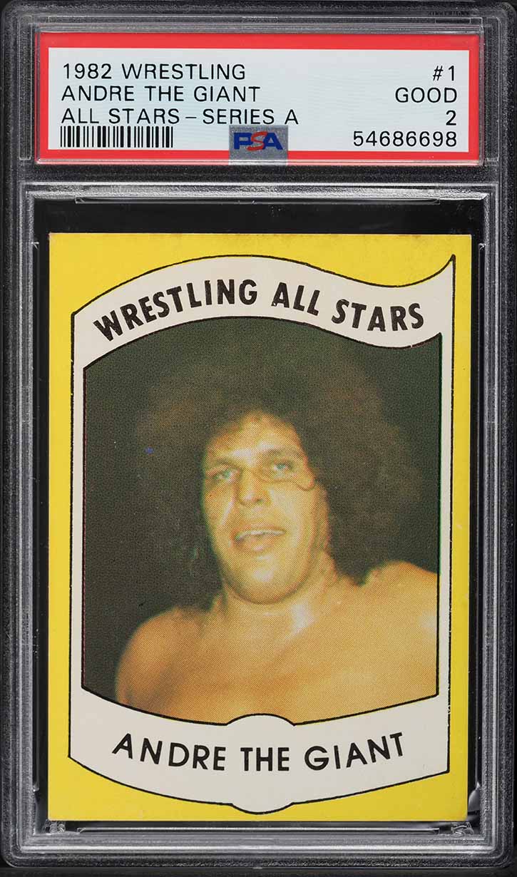1982 Wrestling All-Stars Series A Andre The Giant #1 PSA 2 GD