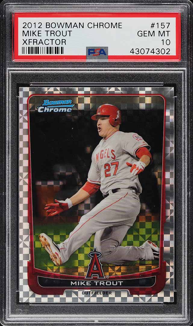 2012 Topps Chrome Mike Trout 10枚限定直筆サイン2012 Topps Chrome