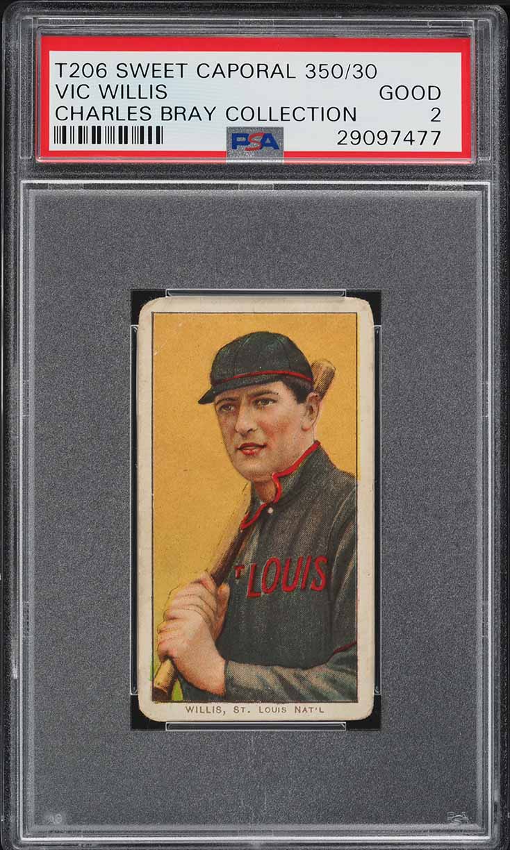 1909-11 T206 Vic Willis PSA 2 GD
