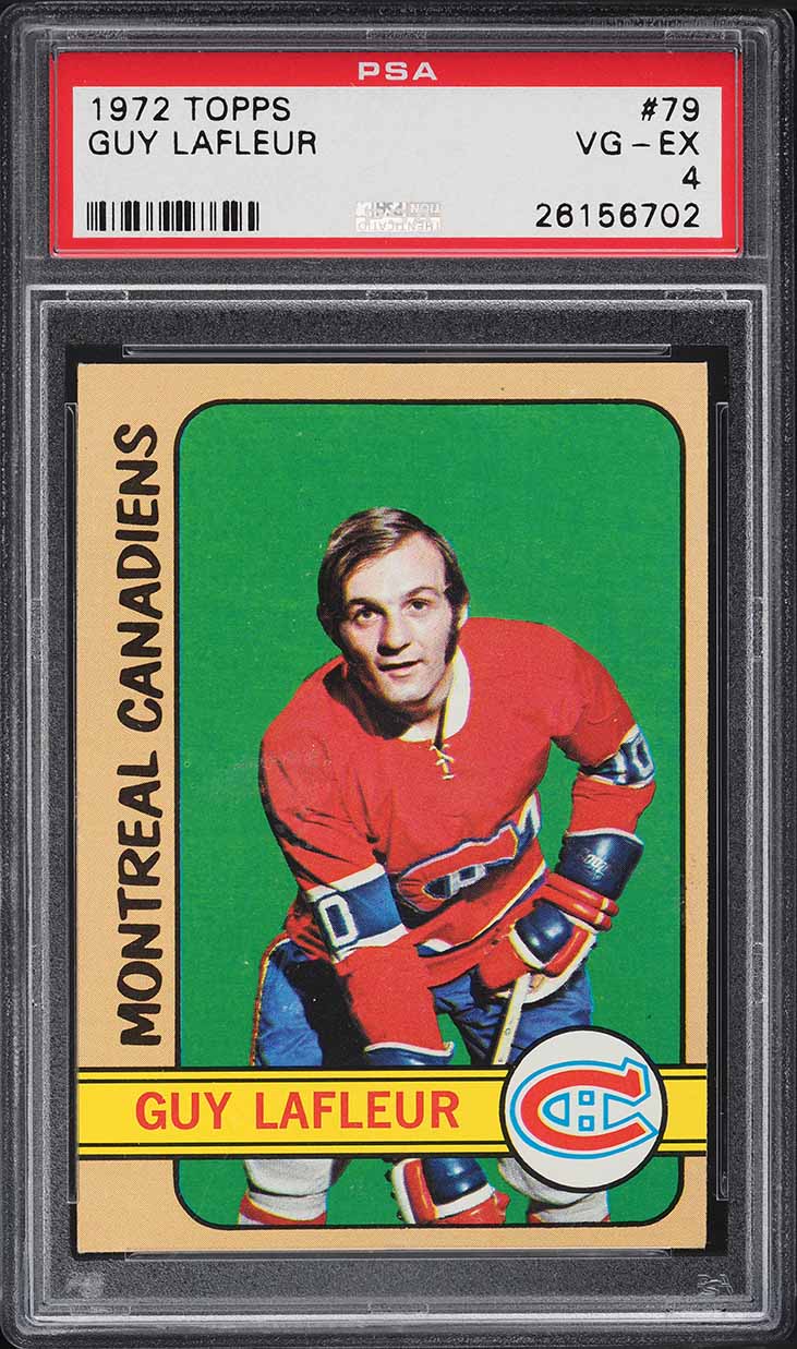 1972 Topps Hockey Guy LaFleur #79 PSA 4 VGEX