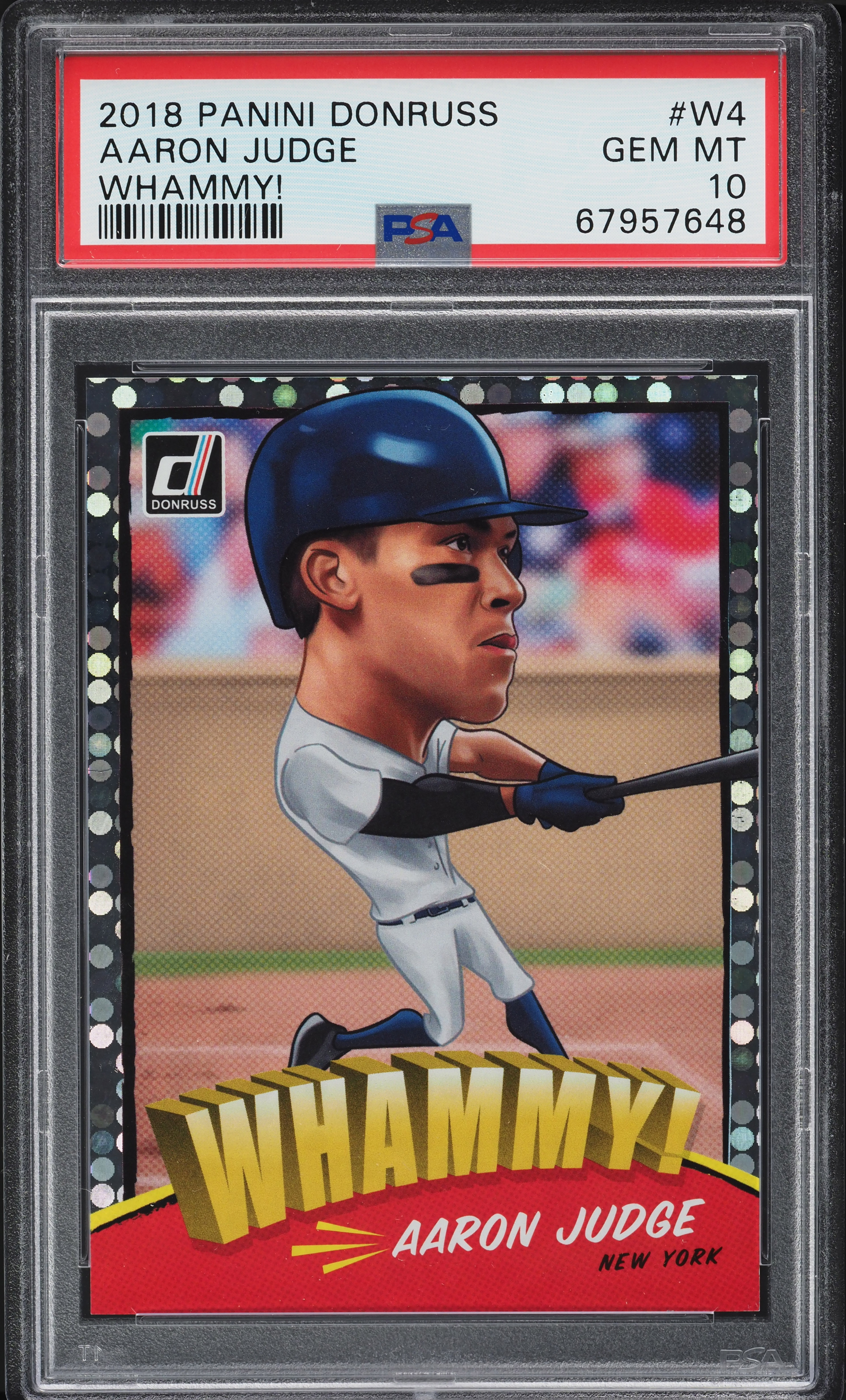 2018 Donruss Whammy! Aaron Judge #W4 PSA 10 GEM MINT on Fanatics