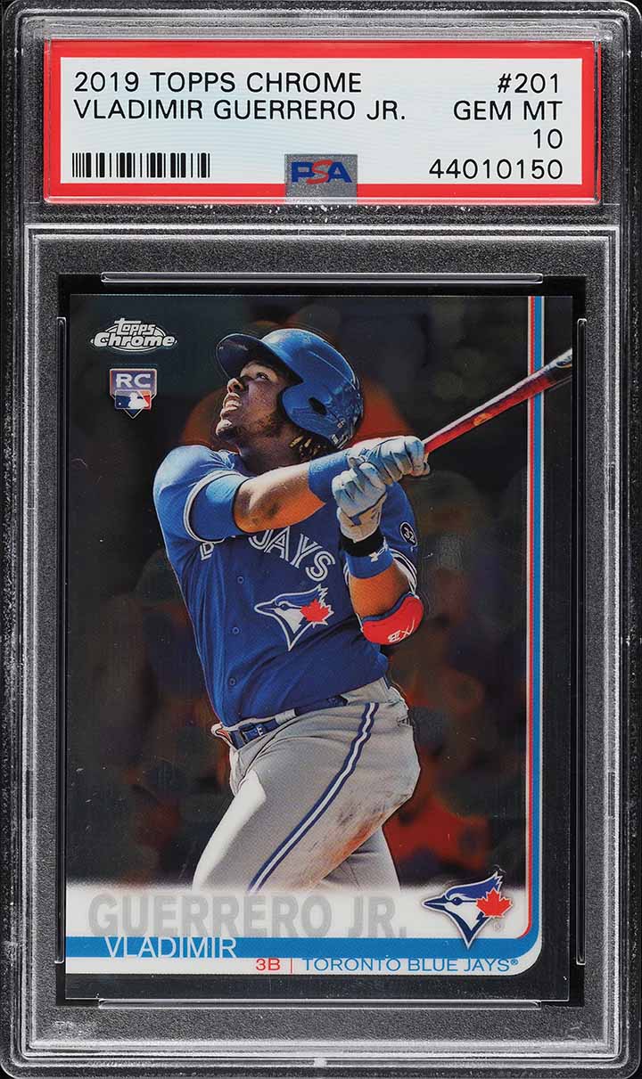 2019 Topps Chrome Vladimir Guerrero Jr. ROOKIE #201 PSA 10 GEM