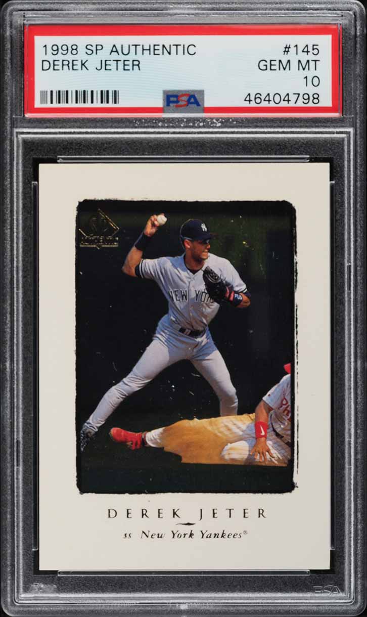 1998 SP Authentic Derek Jeter #145 PSA 10 GEM MINT