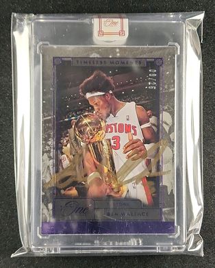 2020 Panini One And One Timeless Purple Ben Wallace AUTO JERSEY # 3/25 MBA AUTH