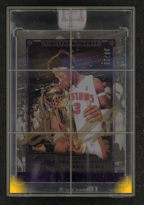 2020 Panini One And One Timeless Purple Ben Wallace AUTO JERSEY # 3/25 MBA AUTH