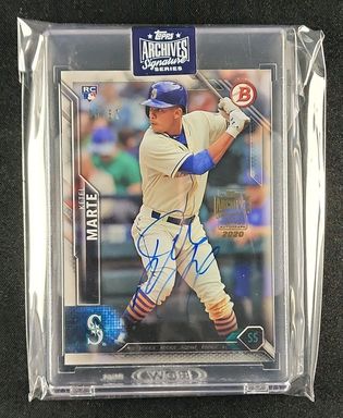2020 Topps Archives Signature Series Ketel Marte AUTO /67 MBA AUTH