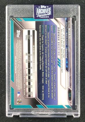 2020 Topps Archives Signature Series Ketel Marte AUTO /67 MBA AUTH