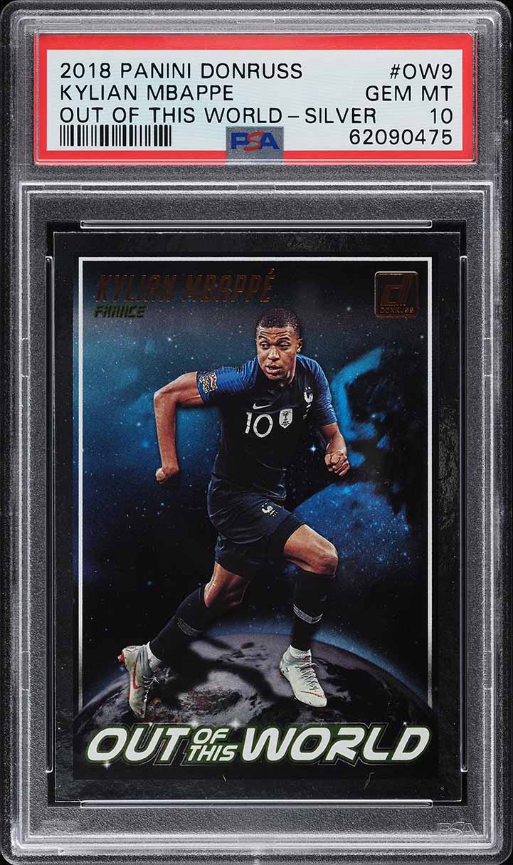 2018 Donruss Out Of This World Silver Kylian Mbappe ROOKIE #OW-9