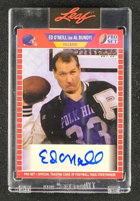 2021 Leaf Pro Set Autographs Al Bundy Ed O'Neill AUTO /99 #PSA21 MBA AUTH