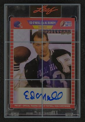 2021 Leaf Pro Set Autographs Al Bundy Ed O'Neill AUTO /99 #PSA21 MBA AUTH