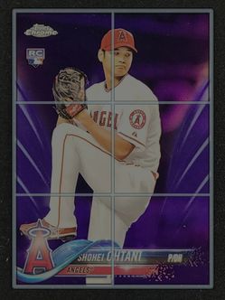 2018 Topps Chrome Purple Refractor Shohei Ohtani ROOKIE /299 #150