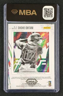 2019 Diamond Kings DK Signatures Purple Shohei Ohtani AUTO /10 #DKS-SO MBA AUTH