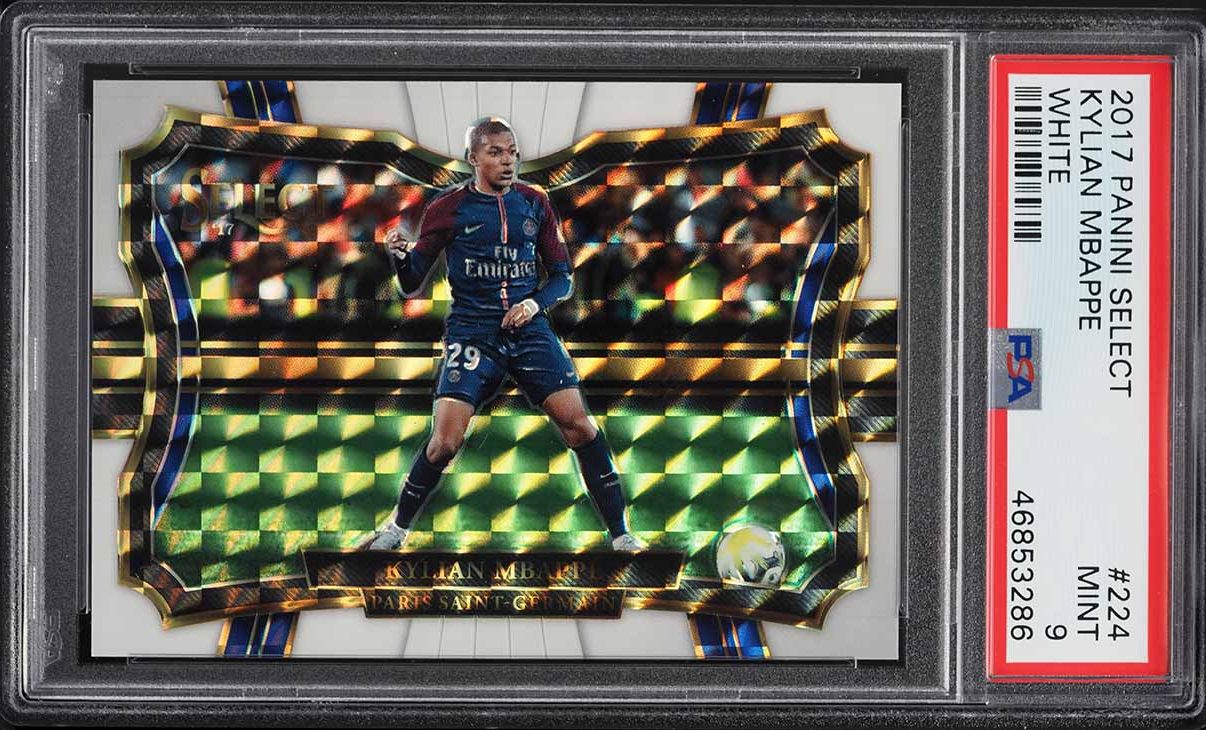 2017 Select Field Level White Prizm Kylian Mbappe ROOKIE /99 #224