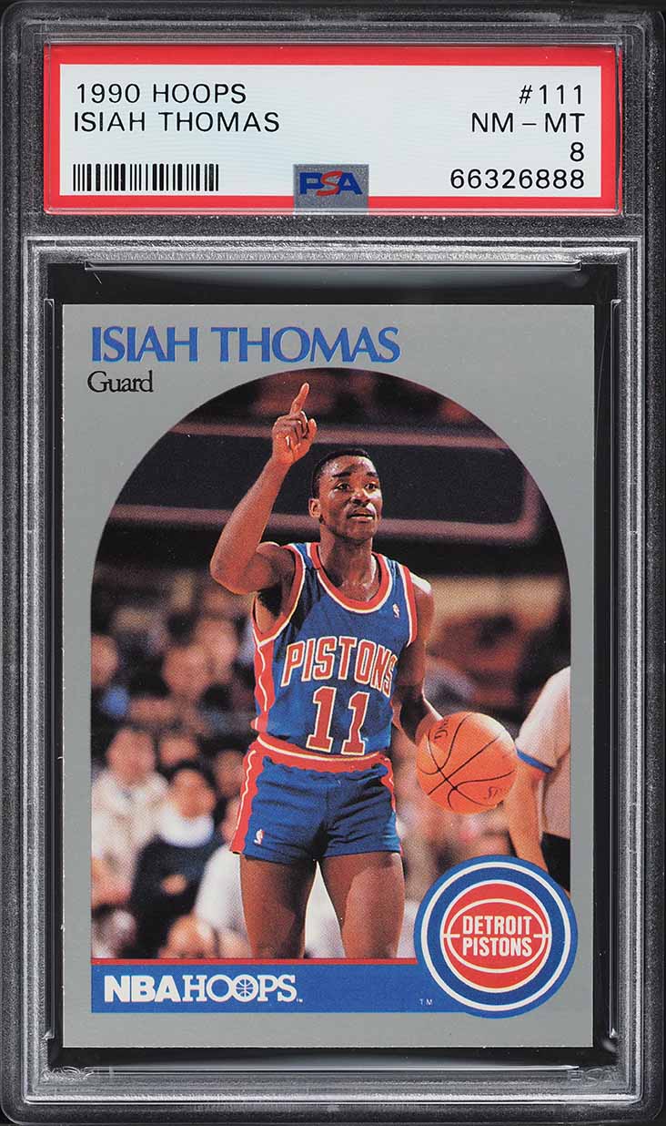1990 Hoops Isiah Thomas #111 PSA 8 NM-MT
