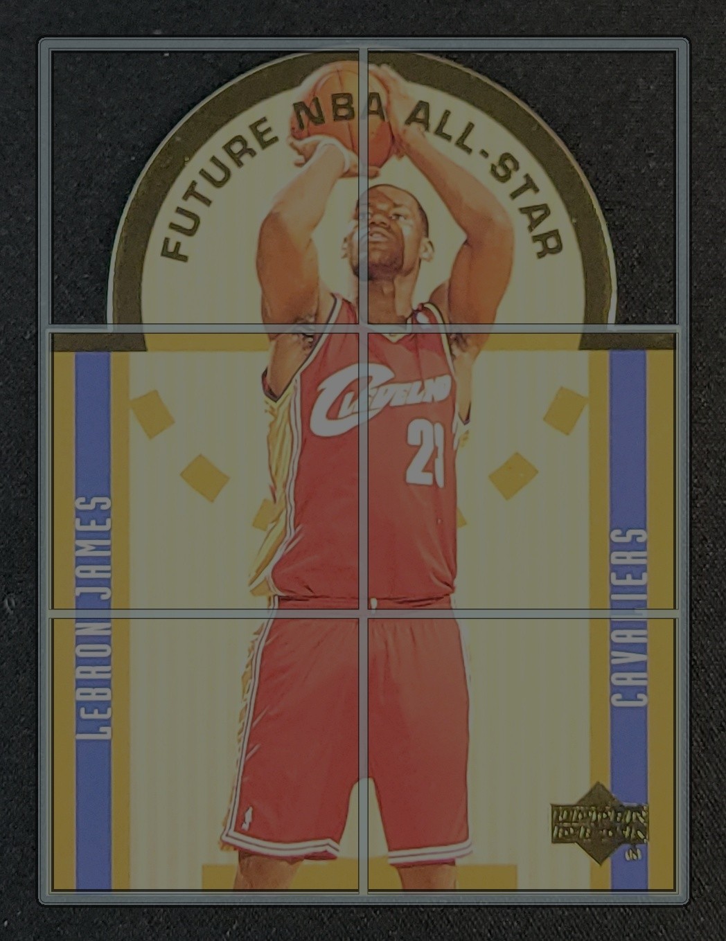 upper deck star rookie lebron james