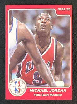 1984-85 Star Basketball Michael Jordan ROOKIE #195 MBA AUTH