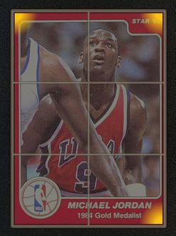 1984-85 Star Basketball Michael Jordan ROOKIE #195 MBA AUTH