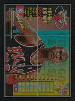 1997 Metal Universe Championship Michael Jordan #23 MBA AUTH