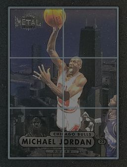 1997 Metal Universe Championship Michael Jordan #23 MBA AUTH