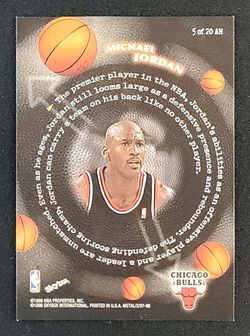 1997 Metal Universe Championship All Millennium Michael Jordan #5 MBA AUTH