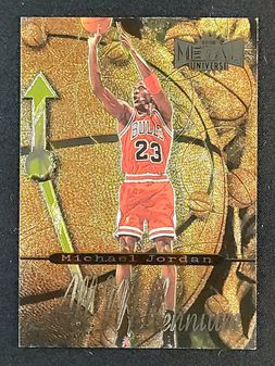 1997 Metal Universe Championship All Millennium Michael Jordan #5 MBA AUTH