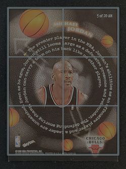 1997 Metal Universe Championship All Millennium Michael Jordan #5 MBA AUTH