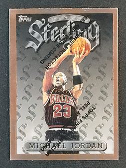 1996 Finest w/ Coating Michael Jordan #50 MBA AUTH