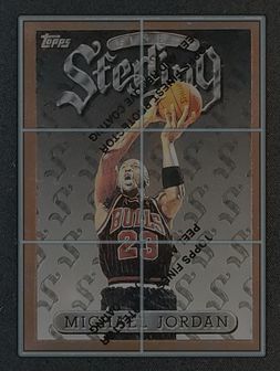 1996 Finest w/ Coating Michael Jordan #50 MBA AUTH