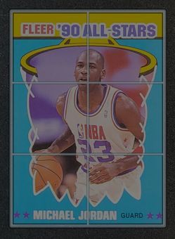 1990 Fleer All-Stars Michael Jordan #5 MBA AUTH