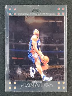 2007 Topps Chrome LeBron James #23 MBA AUTH on Fanatics Collect