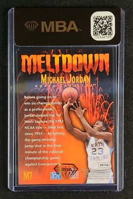 2013 Fleer Retro '95 Skybox Premium Meltdown Michael Jordan #M7 MBA AUTH