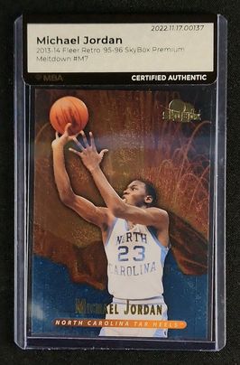 2013 Fleer Retro '95 Skybox Premium Meltdown Michael Jordan #M7 MBA AUTH