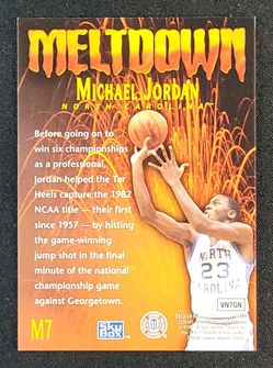 2013 Fleer Retro '95 Skybox Premium Meltdown Michael Jordan #M7 MBA AUTH