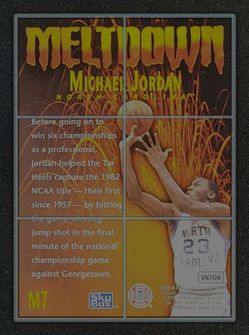 2013 Fleer Retro '95 Skybox Premium Meltdown Michael Jordan #M7 MBA AUTH