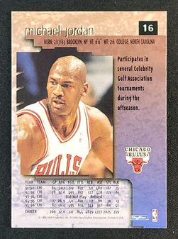 1996 Skybox Premium Michael Jordan #16 MBA AUTH