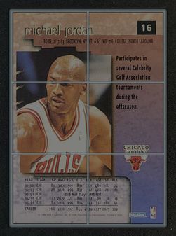 1996 Skybox Premium Michael Jordan #16 MBA AUTH