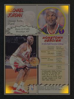 1997 Stadium Club Hardcourt Heroics Michael Jordan #H1 MBA AUTH