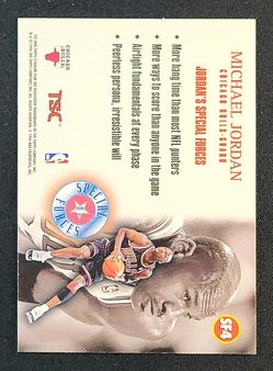 1996 Stadium Club Special Forces Michael Jordan #SF4 MBA AUTH