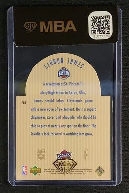2003 Upper Deck SE Die Cut Future All-Stars LeBron James ROOKIE