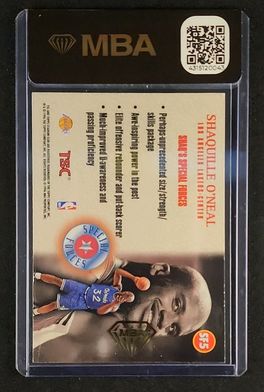 1996 Stadium Club Special Forces Shaquille O'Neal #SF5 MBA AUTH