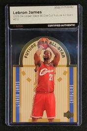 2003 Upper Deck SE Die Cut Future All-Stars LeBron James ROOKIE