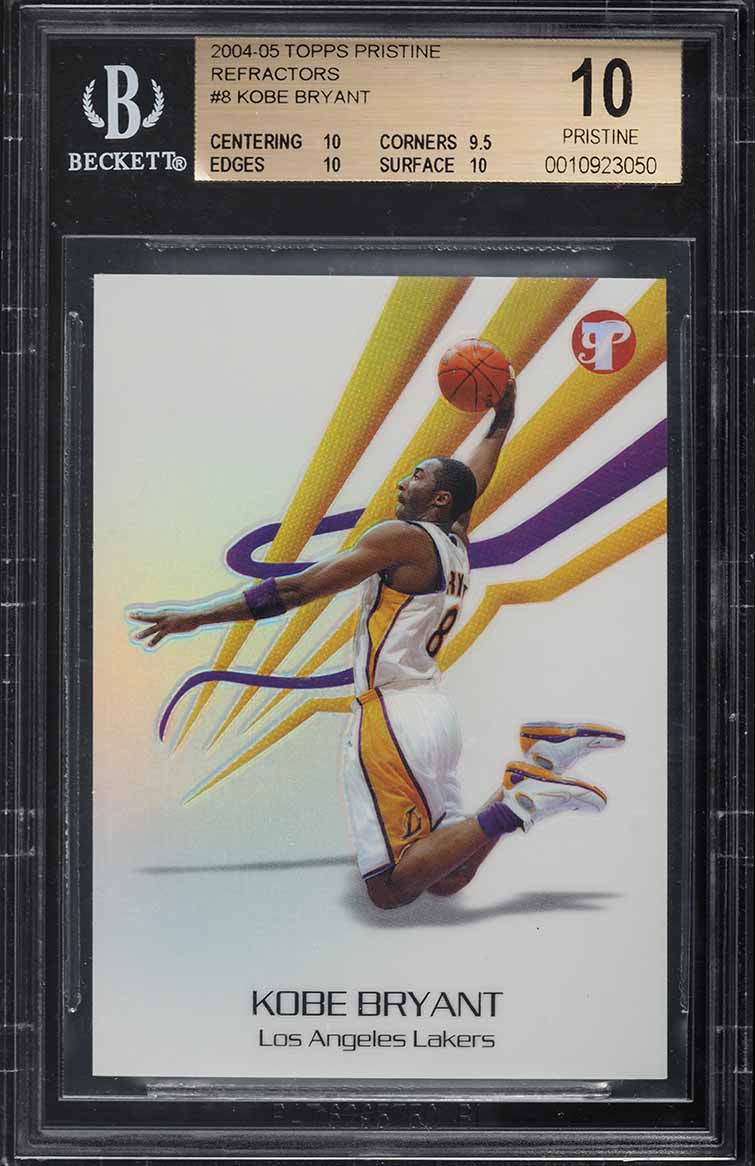 2004 Topps Pristine Refractor Kobe Bryant /25 #8 BGS 10 PRISTINE