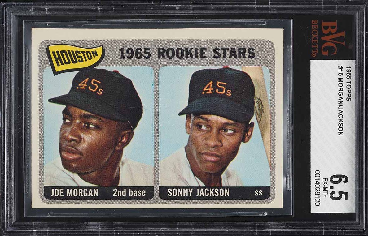 1965 Topps Joe Morgan ROOKIE #16 BVG 6.5 EXMT+